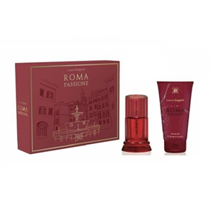 L. BIAGIOTTI ROMA PASSIONE DONNA COFFRET EDT 25ML + S/G 75ML - 8011530016371-1 - 8011530016371-1