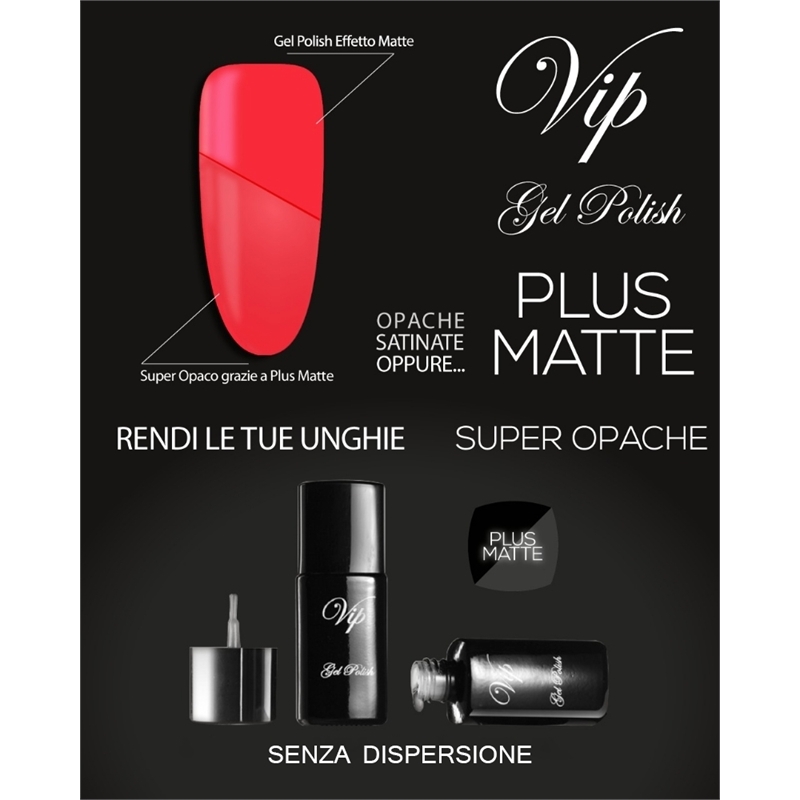 VIP GEL POLISH PLUS MATT 10ML