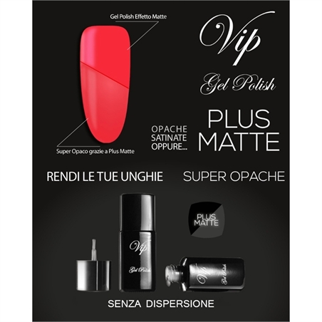VIP GEL POLISH PLUS MATT 10ML - GV0002/PM-1 - GV0002/PM-1