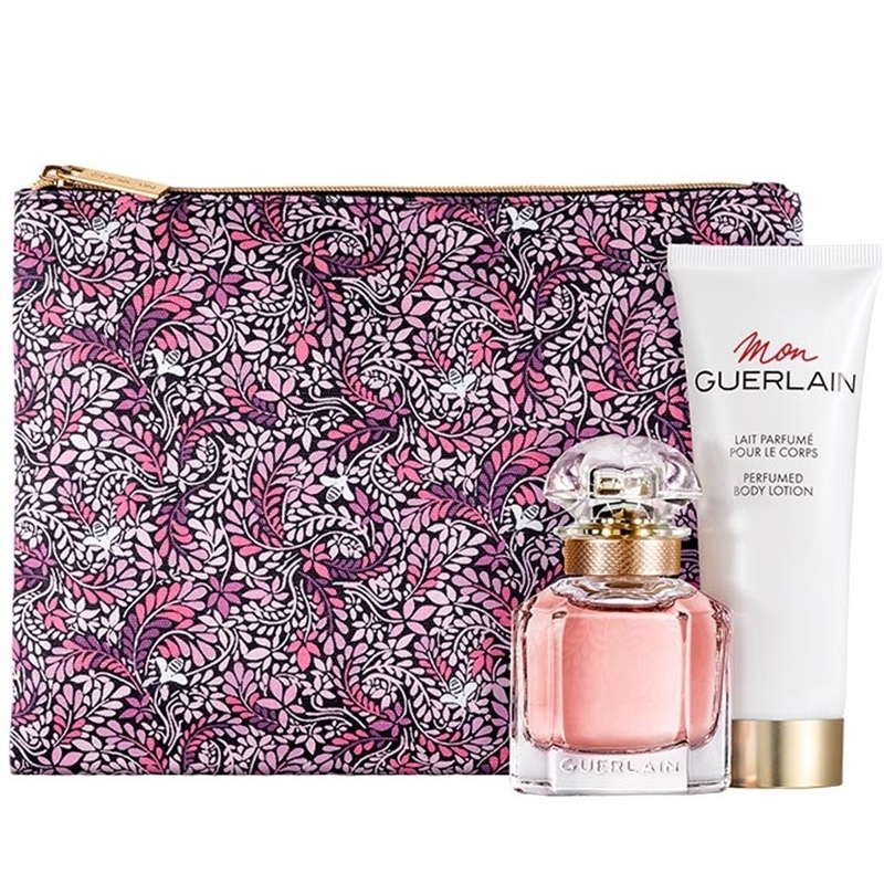 GUERLAIN MON COFFRET EDP 30ML, B/L 75ML E POCHETTE GUERLAIN MON COFFRET EDP 30ML, B/L 75ML E POCHETTE