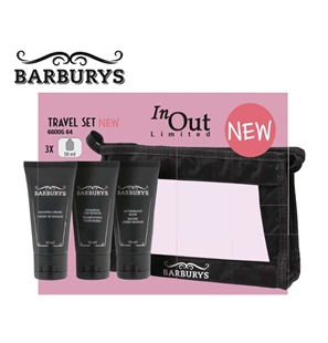 BARBURYS SET DA VIAGGIO CREMA + SHAMPOO + BALSAMO DA 50ML - 6600564-1 - 5412058202971-1