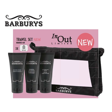 BARBURYS SET DA VIAGGIO CREMA + SHAMPOO + BALSAMO DA 50ML - 6600564-1 - 5412058202971-1