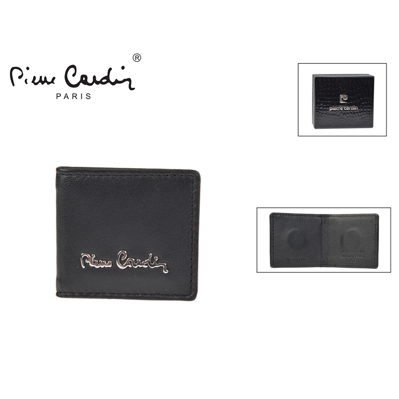 PIERRE CARDIN FERMA SOLDI MASCHILE COL. NERO