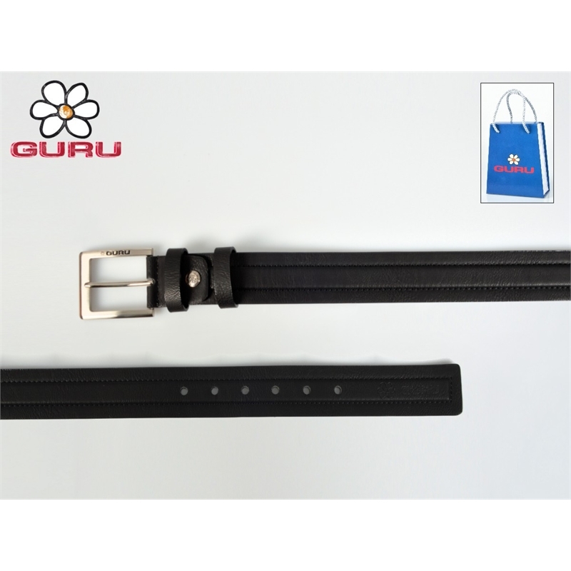 CINTURA GURU IN PELLE NERO
