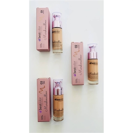 BEST COLOR FONDOTINTA FLUIDO MATTE MARSHMALLOW 30ML - BCFONCLUMAT-1 - BCFONCLUMAT-1