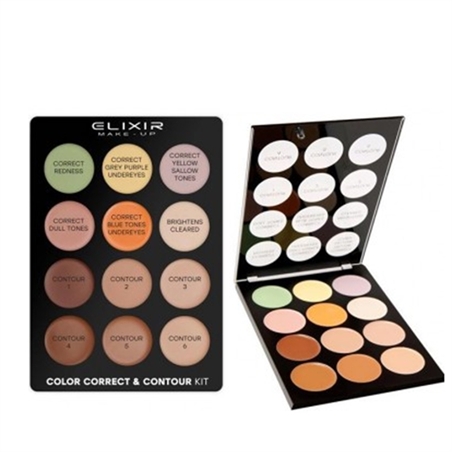 ELIXIR PALETTE KIT DI CORRETTORI E CONTOURING - E857-1 - 5206929334812-1