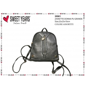 SWEET YEARS ZAINETTO GRIGIO IN PELLE - 8033098188192-1 - 8033098188192-1