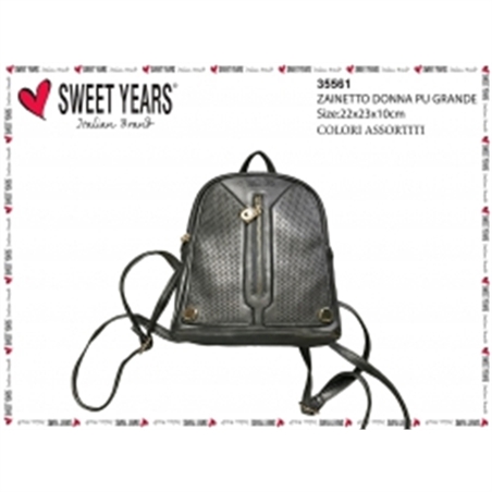 SWEET YEARS ZAINETTO GRIGIO IN PELLE - 8033098188192-1 - 8033098188192-1