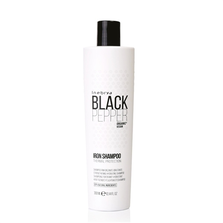 INEBRYA IRON BLACK PEPPER SHAMPOO RINFORZANTE IDRATANTE 300ML - 26060-1 - INSHIRON300-1