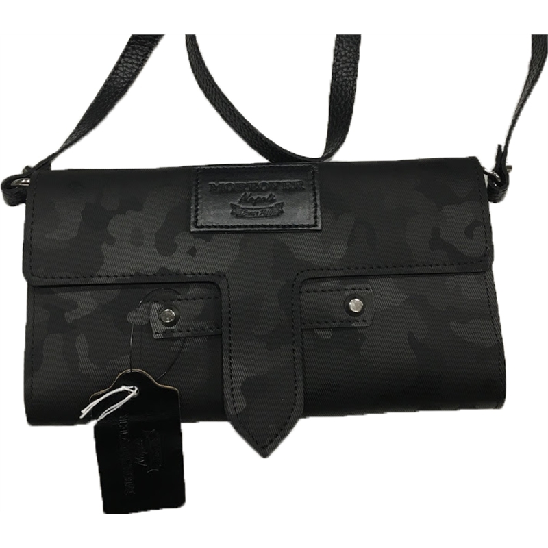 MOREVER NAPOLI BORSA PICCOLA CON TRACOLLA MOD. MILITARE COL. NERO