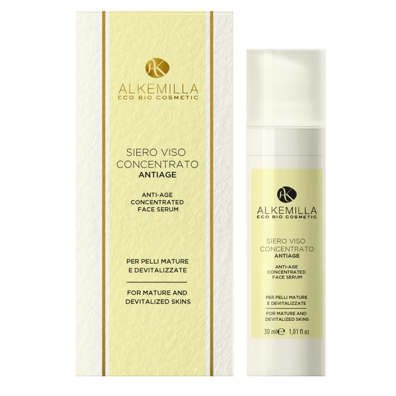ALKEMILLA SIERO VISO CONCENTRATO ANTIAGE PER PELLI MATURE E DEVITALIZZATE