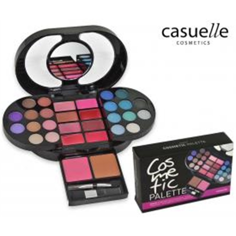 CASUELLE COSMETIC PALETTE MAKEUP EYE & LIPS CASUELLE COSMETIC PALETTE MAKEUP EYE & LIPS