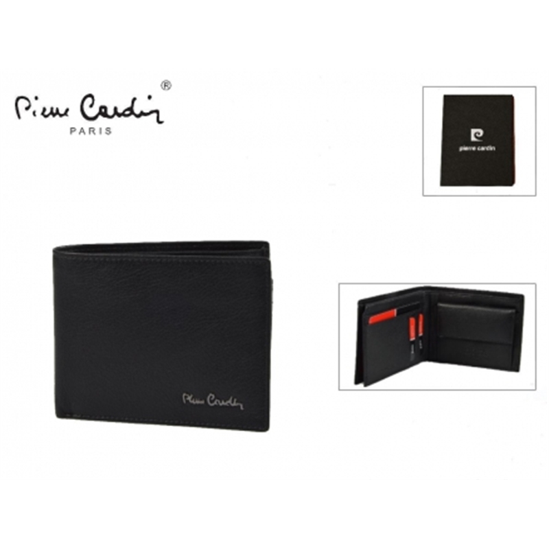 PORTAFOGLIO PIERRE CARDIN UOMO PELLE COL.NERO