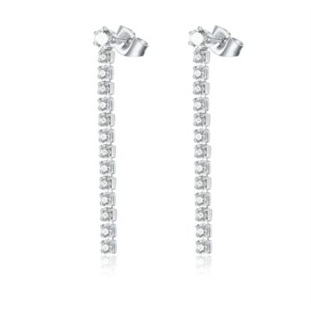 BRAND GIOIELLI ORECCHINI PENDENTI TENNIS BIANCHI - 2000000014098-1 - 14ER017W-1