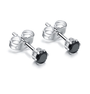 BRAND GIOIELLI ORECCHINI PUNTI LUCE NERO 3MM - 2000000014173-1 - 14ER003N-1