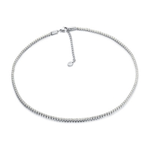 BRAND GIOIELLI COLLANA TENNIS CRISTALLI BIANCO 2MM - 2000000014197-1 - 14NK001W-1
