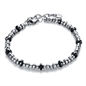 BRAND GIOIELLI BRACCIALE IN ACCIAIO CON EMATITE