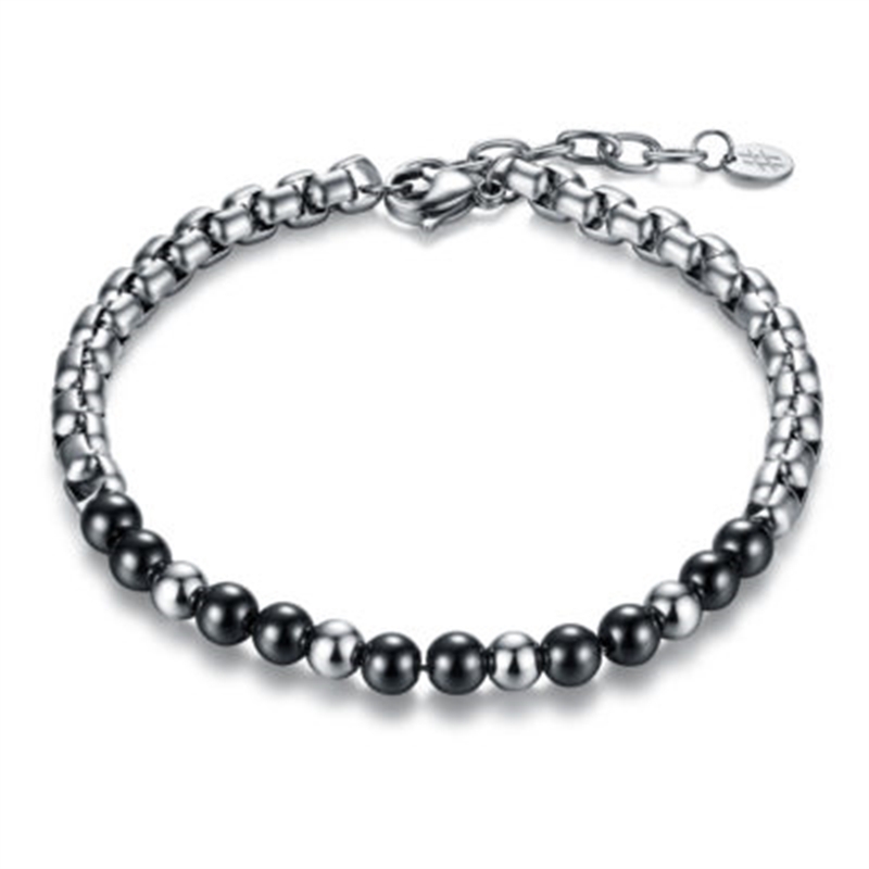 BRAND GIOIELLI BRACCIALE CATENA ROLO' E EMATITE