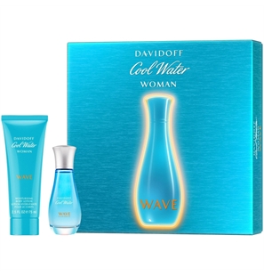 DAVIDOFF COFFRET COOL WATER WOMAN EDT D. 30ML + B/L 75ML - 3614225377556-1 - 3614225377556-1