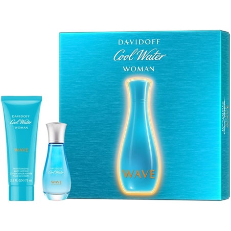 DAVIDOFF COFFRET COOL WATER WOMAN EDT D. 30ML + B/L 75ML - 3614225377556-1 - 3614225377556-1