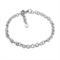 BRAND GIOIELLI OMG BRACCIALE CON ANELLINI PICCOLI 4MM