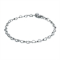 BRAND GIOIELLI BRACCIALE CATENINA CON CUORI 4MM