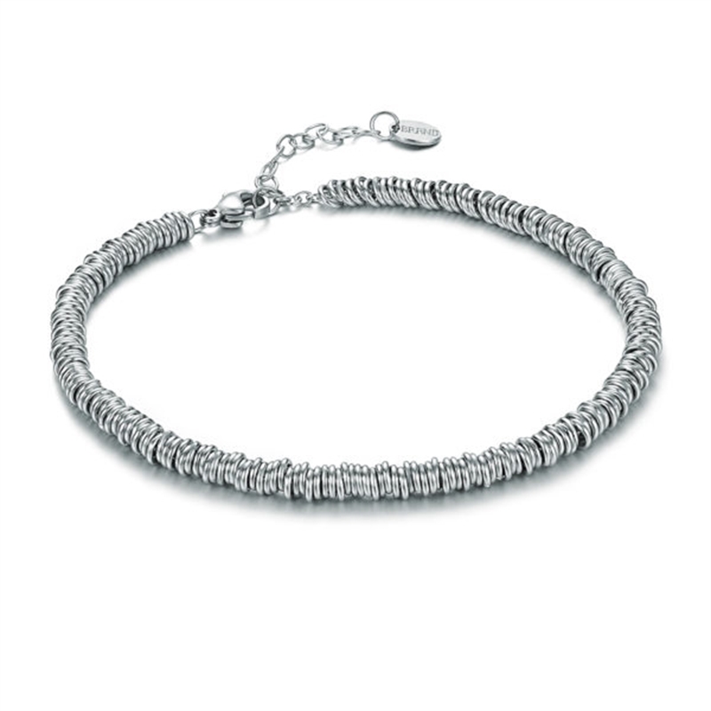 BRAND GIOIELLI OMG BRACCIALE CON ANELLINI PICCOLI 4MM