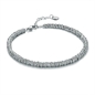 BRAND GIOIELLI OMG BRACCIALE CON ANELLINI PICCOLI 4MM