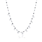 BRAND GIOIELLI COLLANA CON SFERE STELLE ED EMATITE 42+5