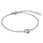 BRAND GIOIELLI LA JOLIE BRACCIALE IN ACCIAIO CON CUORE PASSANTE BRAND GIOIELLI LA JOLIE BRACCIALE IN ACCIAIO CON CUORE PASSANTE