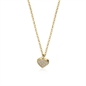 BRAND GIOIELLI LA JOLIE COLLANA CON CUORE PENDENTE IN ACCIAIO PVD ORO BRAND GIOIELLI LA JOLIE COLLANA CON CUORE PENDENTE IN ACCIAIO PVD ORO