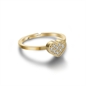 BRAND GIOIELLI LA JOLIE ANELLO CUORE IN ACCIAIO PVD ORO REGOLABILE MIS. 12 BRAND GIOIELLI LA JOLIE ANELLO CUORE IN ACCIAIO PVD ORO REGOLABILE MIS. 12