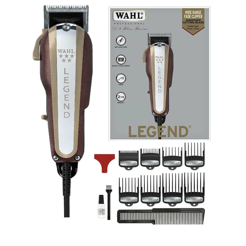 WAHL LEGEND CLIPPER TOSATRICE TAGLIACAPELLI PROFESSIONALE + 8 RIALZI WAHL LEGEND CLIPPER TOSATRICE TAGLIACAPELLI PROFESSIONALE + 8 RIALZI