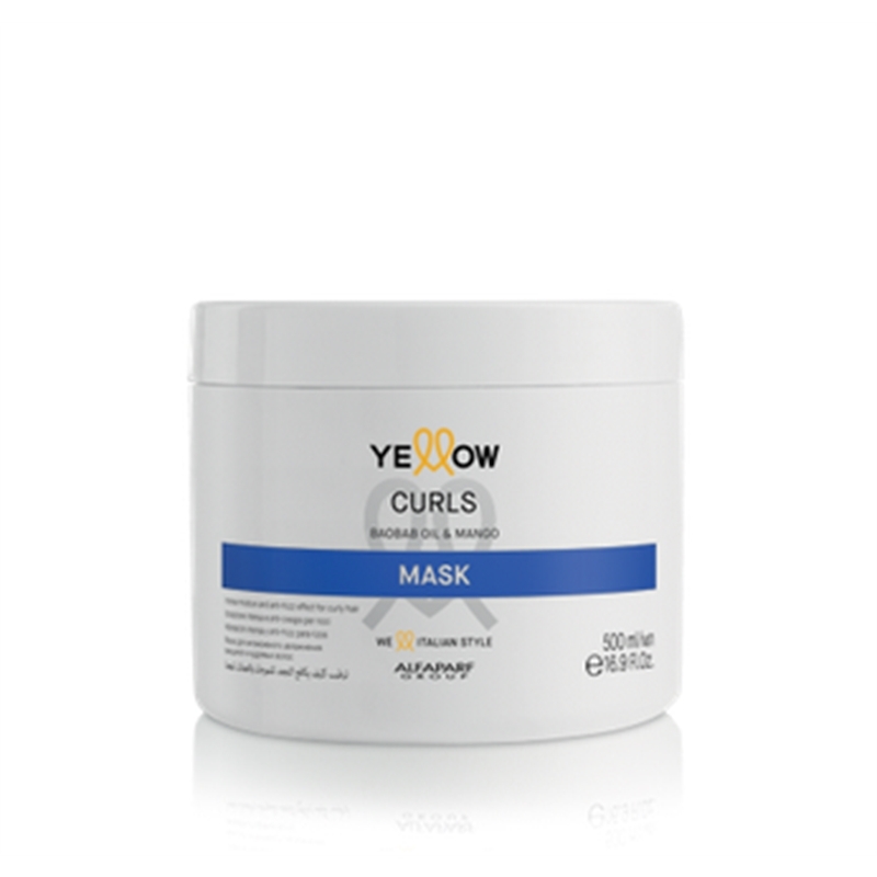 ALFAPARF YELLOW MASCHERA CURLS PER CAPELLI RICCI E CRESPI 500ML