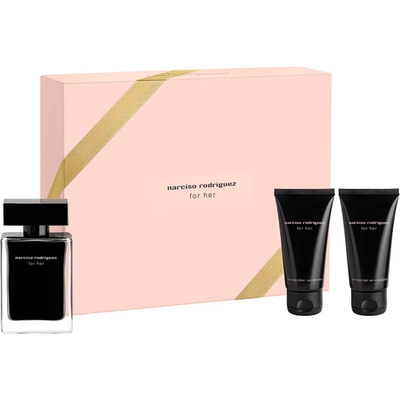 NARCISO RODRIGUEZ FOR HER COFFRET EDT 50 ML + S/G E B/L 50ML
