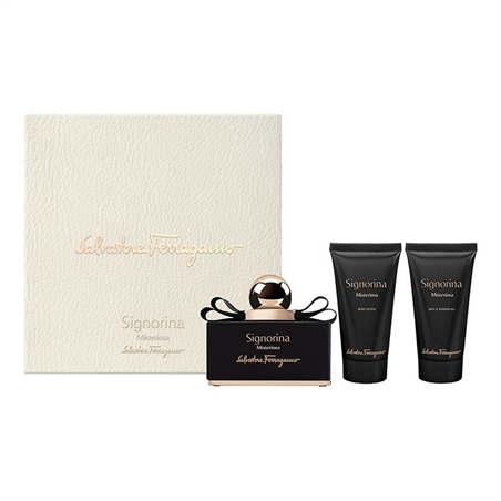 FERRAGAMO SIGNORINA MISTERIOSA COFFRET EDP 50ML + S/G 50ML + B/L 50ML - 8052086379329-1 - 8052086379329-1