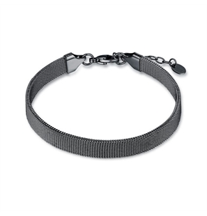 BRAND GIOIELLI POISON BRACCIALE CATENA MILANO PVD NERO - 51BR051N-1 - 51BR051N-1