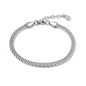 BRAND GIOIELLI POISON BRACCIALE CATENA MESH IN ACCIAIO