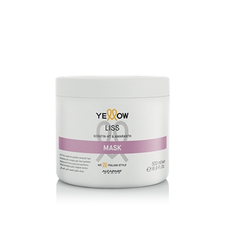ALFAPARF YELLOW LISS MASCHERA ANTICRESPO LISCIANTE 500ML - 8022297089249-1 - ALFLISSMASK500-1
