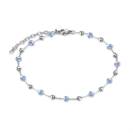 BRAND GIOIELLI SUMMER VIBES CAVIGLIERA CON CRISTALLI VIOLA ED EMATITE - 14AL022P-1 - 14AL022P-1