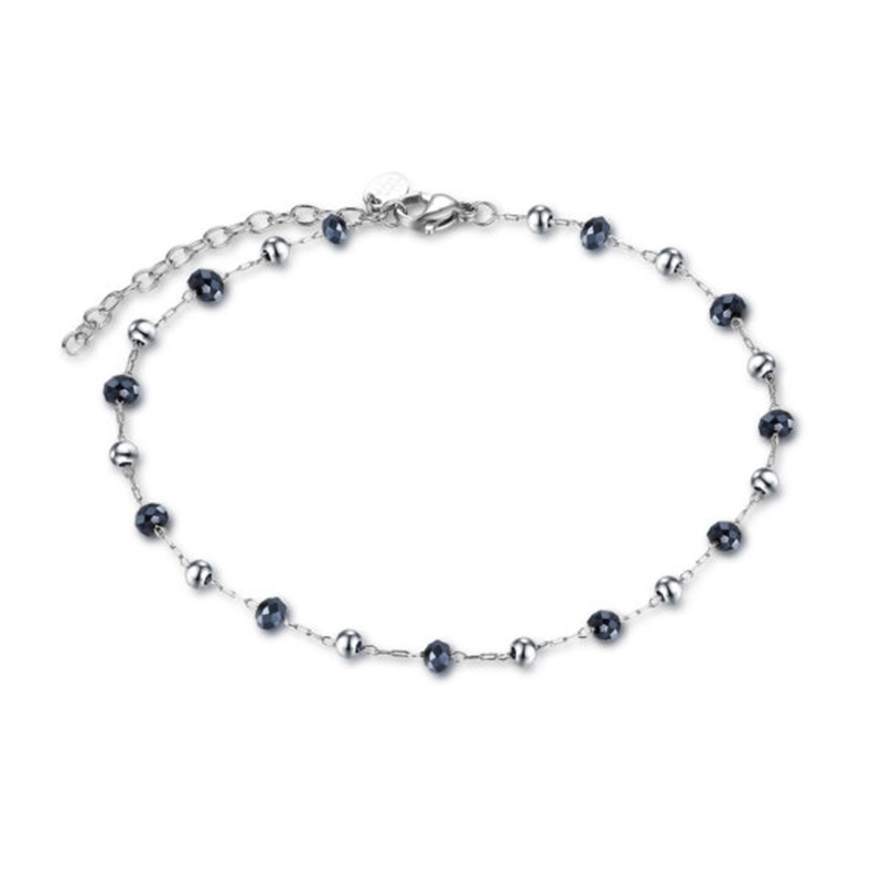 BRAND GIOIELLI SUMMER VIBES CAVIGLIERA CON CRISTALLI NERI ED EMATITE BRAND GIOIELLI SUMMER VIBES CAVIGLIERA CON CRISTALLI NERI ED EMATITE