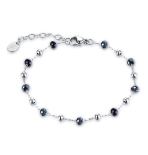 BRAND GIOIELLI SUMMER VIBES BRACCIALE CON CRISTALLI NERI - 14BR006N-1 - 14BR006N-1