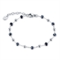 BRAND GIOIELLI SUMMER VIBES BRACCIALE CON CRISTALLI NERI BRAND GIOIELLI SUMMER VIBES BRACCIALE CON CRISTALLI NERI