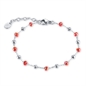 BRAND GIOIELLI SUMMER VIBES BRACCIALE CON CRISTALLI ROSSI BRAND GIOIELLI SUMMER VIBES BRACCIALE CON CRISTALLI ROSSI