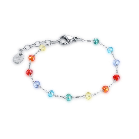 BRAND GIOIELLI SUMMER VIBES BRACCIALE CON CRISTALLI RAINBOW SMALL - 14BR007-S-1 - 14BR007-S-1