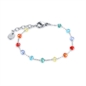 BRAND GIOIELLI SUMMER VIBES BRACCIALE CON CRISTALLI RAINBOW SMALL BRAND GIOIELLI SUMMER VIBES BRACCIALE CON CRISTALLI RAINBOW SMALL