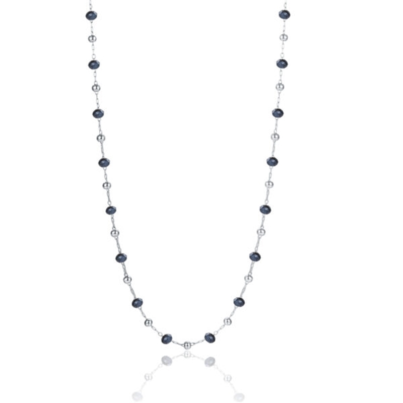 BRAND GIOIELLI SUMMER VIBES COLLANA CON CRISTALLI NERI BRAND GIOIELLI SUMMER VIBES COLLANA CON CRISTALLI NERI