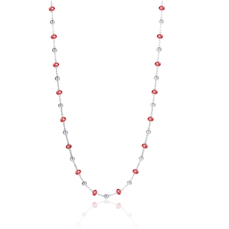 BRAND GIOIELLI SUMMER VIBES COLLANA CON CRISTALLI ROSSI - 14NK003R-1 - 14NK003R-1