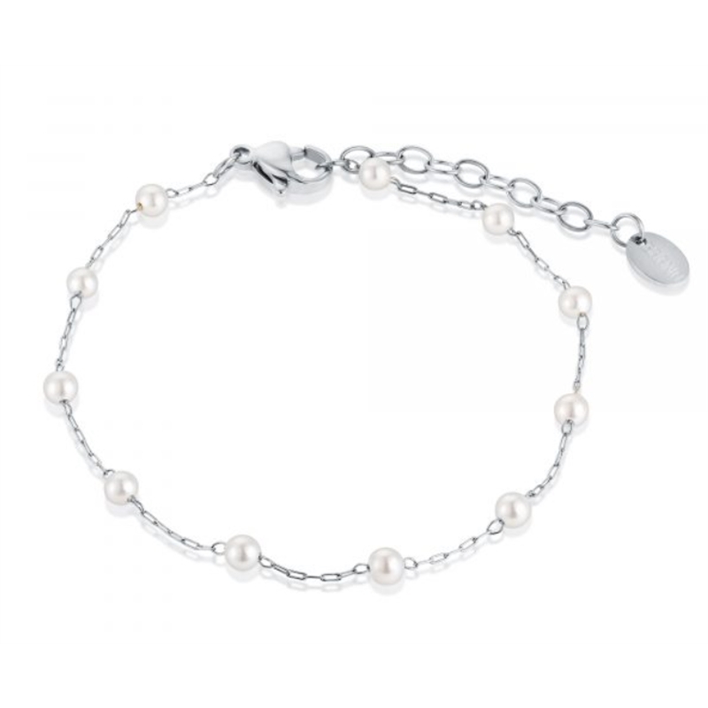 BRAND GIOIELLI PERLE DI LUNA BRACCIALE IN MADREPERLA E SFERE ALTERNATE BRAND GIOIELLI PERLE DI LUNA BRACCIALE IN MADREPERLA E SFERE ALTERNATE