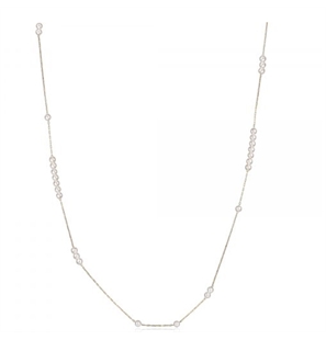 BRAND GIOIELLI PERLE DI LUNA COLLANA IN MADREPERLA E SFERE SFALSATE PVD ORO - 14NK007G-1 - 14NK007G-1